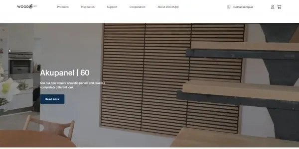 WoodUpp Homepage Akupanel 60