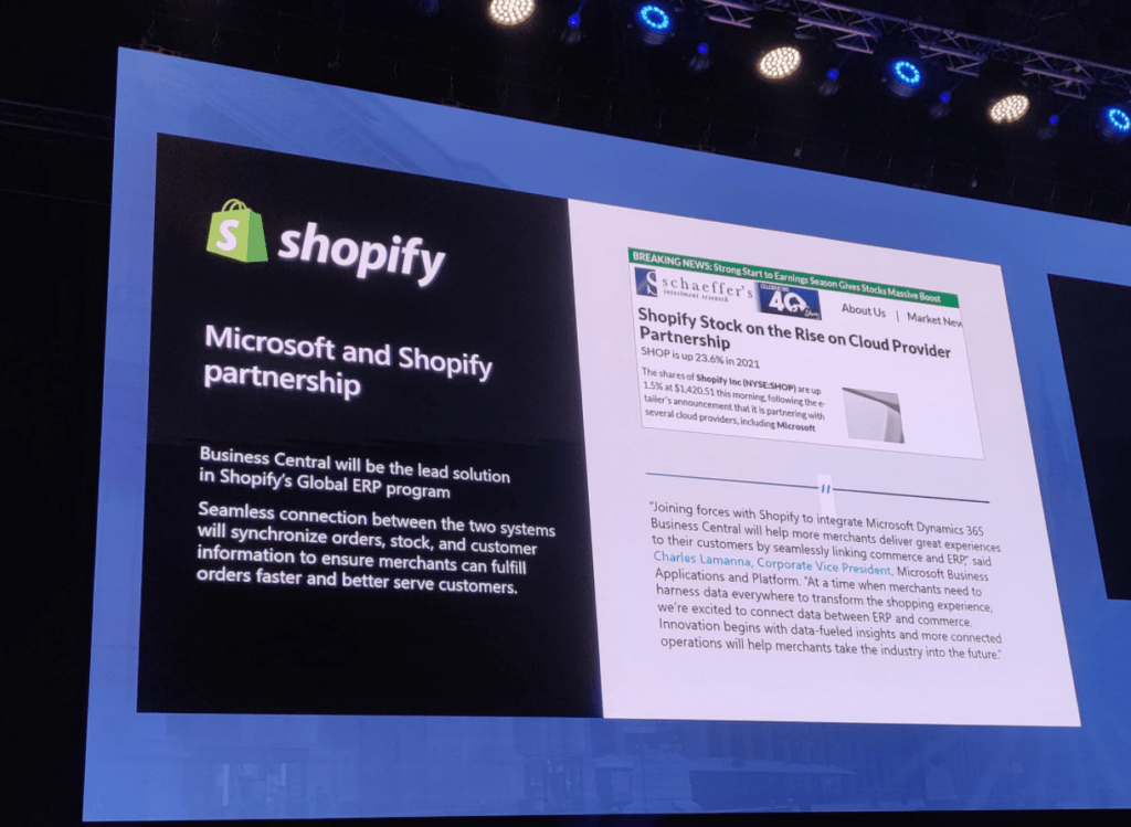 Microsoft announces the arrival of a native Shopify connector for